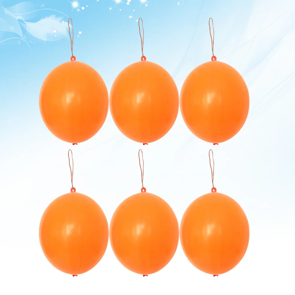 

10Pcs Punch Balloons Neon Latex Rubber Band Handles Party Birthday Kids Fun Hand-Eye Coordination Kids