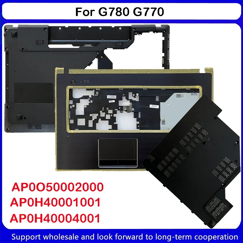 

New For Lenovo G780 G770 Upper Case Cover Palmrest Cover Bottom Case Cover AP0O50002000 AP0H40003001 AP0H40004001