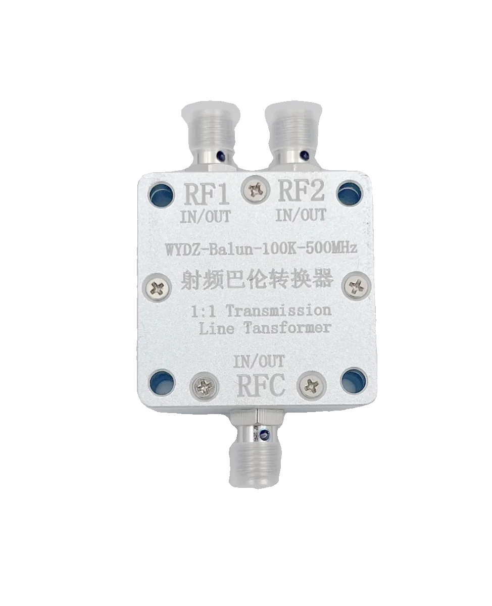 100K-500KHz RF balun transformer clock sine square wave single-ended to differential differential to single-ended
