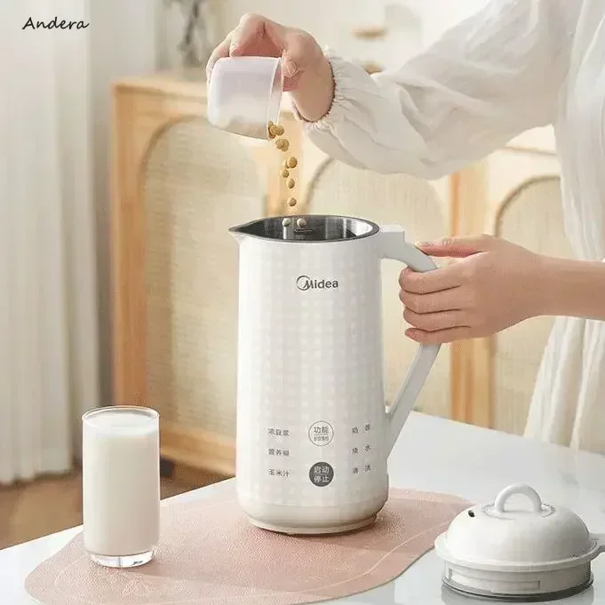 Fully automatic household mini wall-breaking soy milk machine food supplement machine milkshake blender food processor