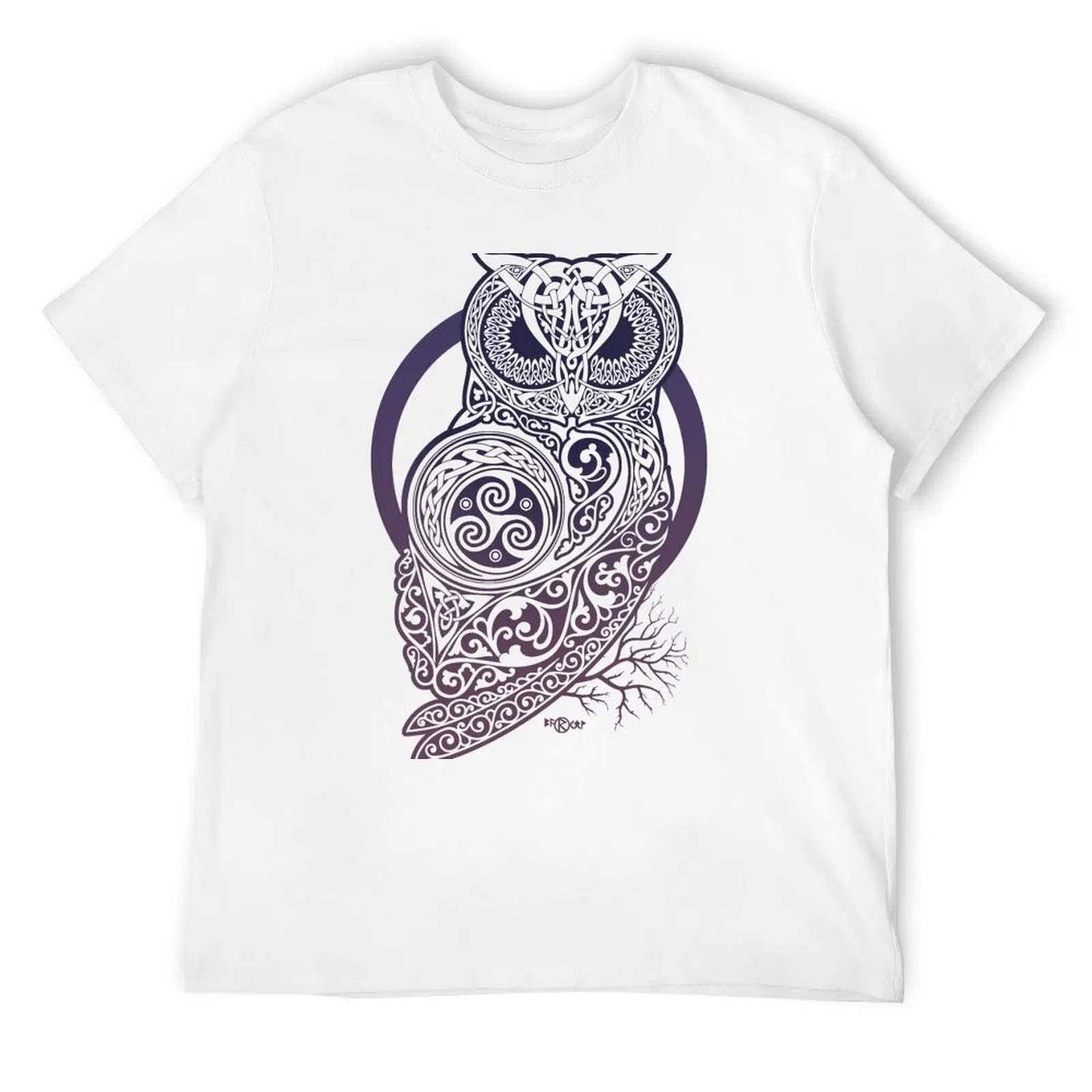 CELTIC OWL T-Shirt Louboutins kawaii clothes mens t shirts top quality