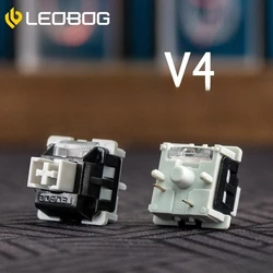 Prelubed LEOBOG Graywood V4 Switch 5 Pins HIFI sound for mx mechanical keyboard mod