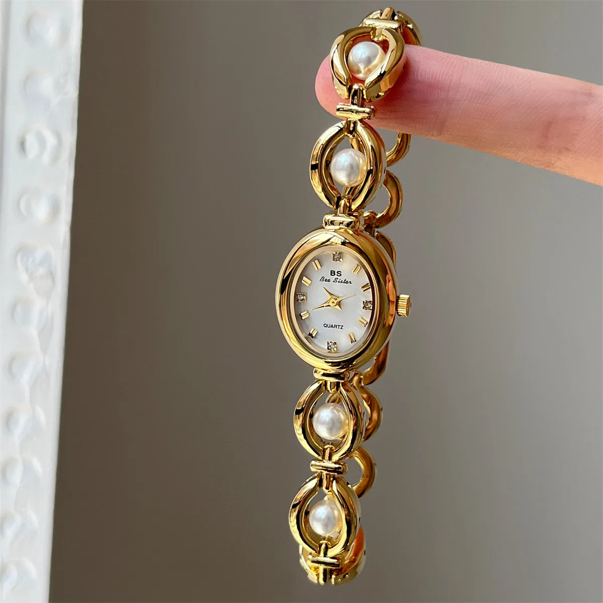 BS Bee Sister Woman Watches Luxury Fashion Dress Elegant Quartz Women's Wristwatch Clock