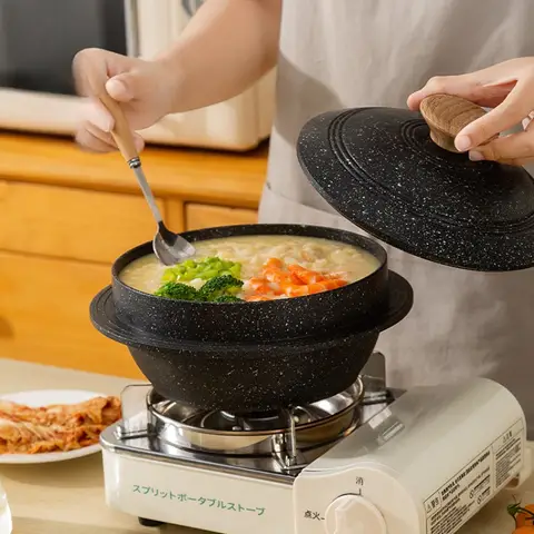 메디컬 한국 돌 냄비, 논스틱 냄비, 한국 요리 냄비, 냄비 요리 수프, 밥 냄비, 냄비 혼합