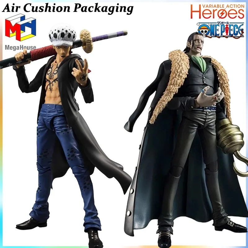 

Mega House Genuine V.A.H Series One Piece Seven Royal Seas‌ Sir Crocodile Trafalgar D. Water Law‌ Anime Action Figures Model Toy