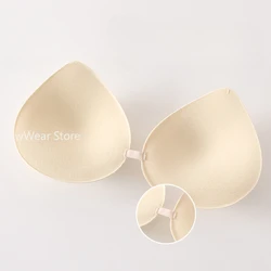 Thickened 6cm Underwear Cup Small Breast Padding Removable and Washable Push-Up Breast Pad Inserts To Increase Padding
