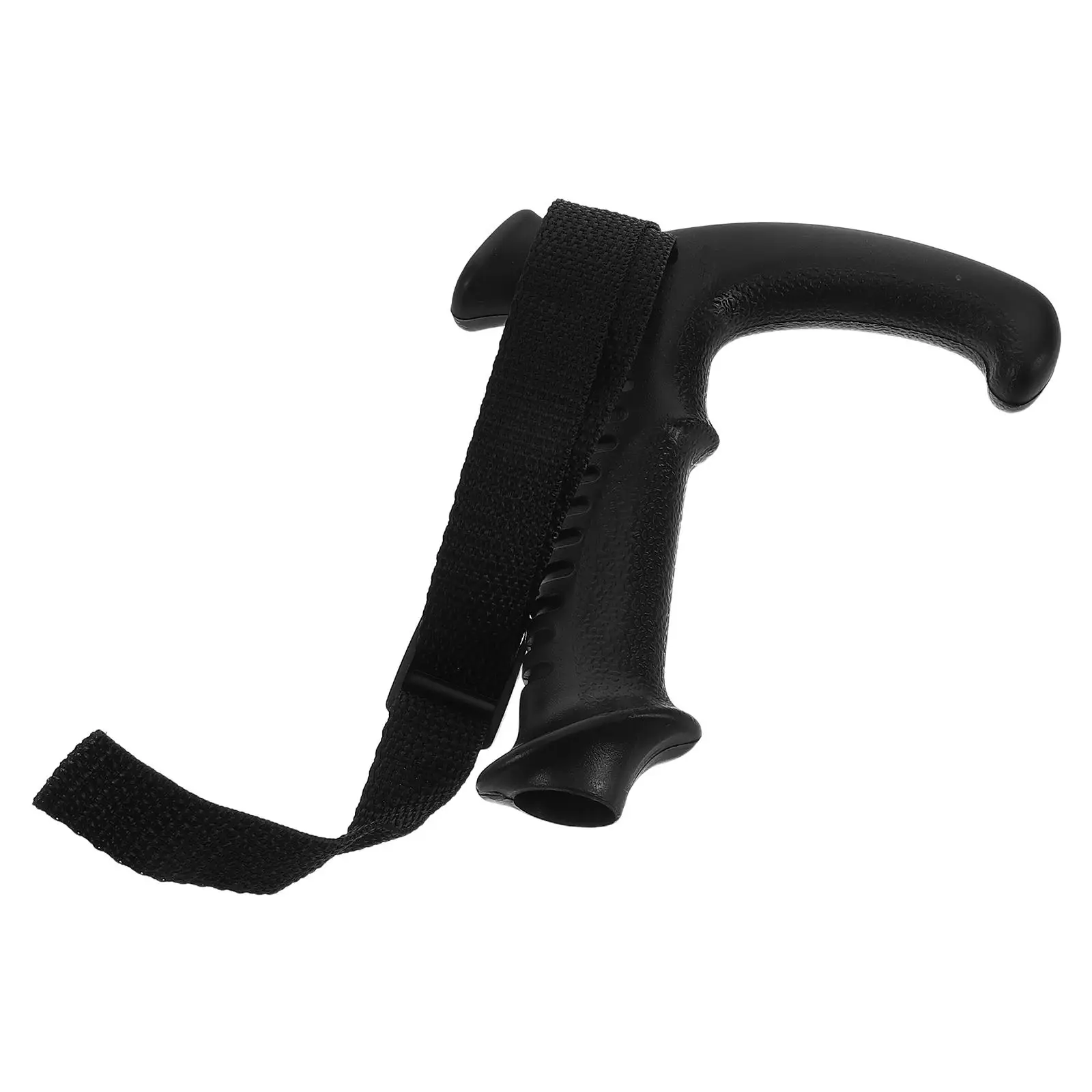 

1PC Trekking Pole Handle Black T Shaped Grip Wrist Strap Hiking Stick Replacement-Compatible Various Models Stable Support