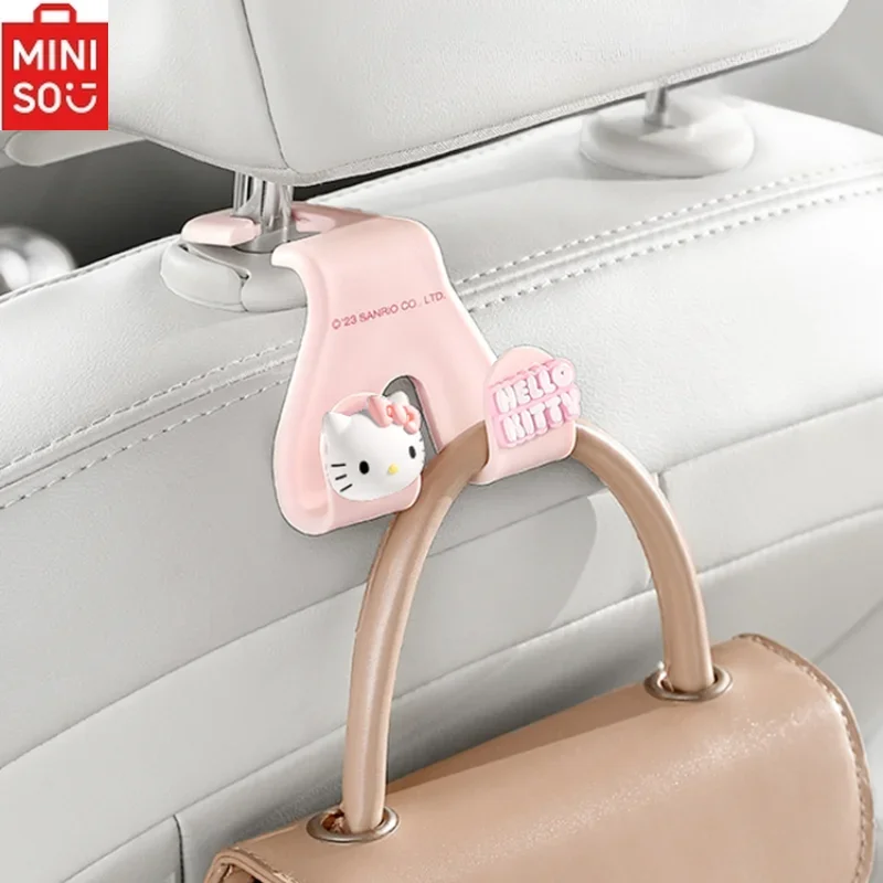 Hellokitty Car Multifunctional Hook Chair Back Pink Durable Hook Cute Car Seat Hanging Hook Lady Car Decorative Accessories