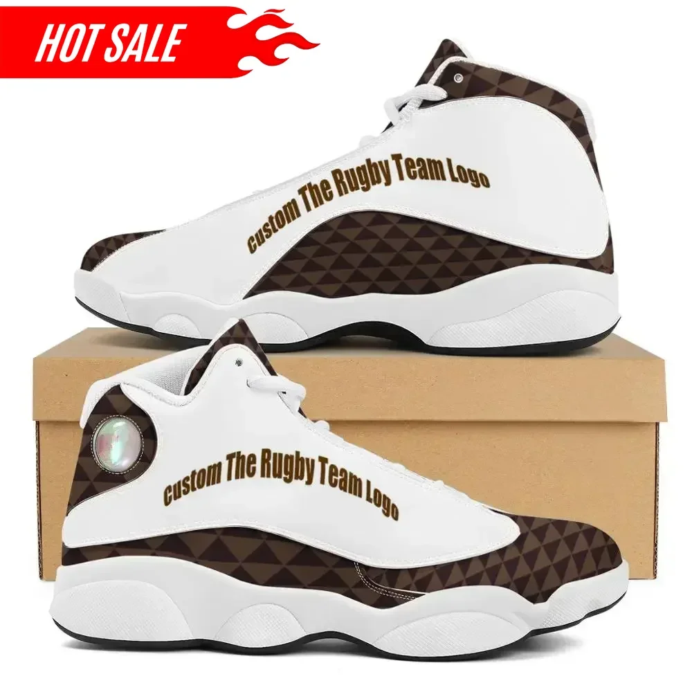 تصميم جديد بولينيزيا ساموا القبلية نمط الصبي أحذية رياضية الاحذية مخصص الكرة الرياضية فريق شعار الرجال كرة السلة الأحذية الرياضية #2