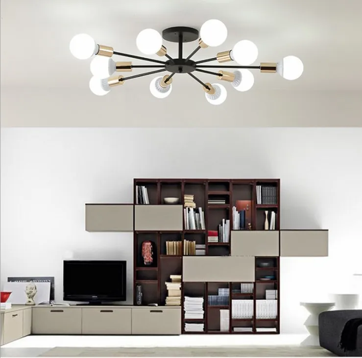

Nordic Modern Ceiling Light Bedroom Ceiling Lamps LED Inn Living Room Lamp Dining Room Study Lamp 6/8/10 Heads Entrance Lighting