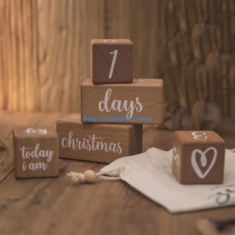 أقلام تحديد معالم خشبية متعددة الوظائف R1WF لتوثيق عمر حديثي الولادة وإنشاء تذكار للصور الفوتوغرافية