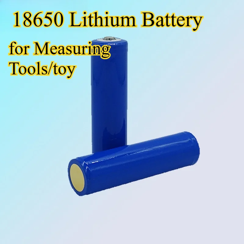 Batería de litio 18650 de 3000mAh, 3,7 V, parte superior plana, recargable, de alta potencia, adecuada para herramientas de medición de faros/micrófonos de juguete