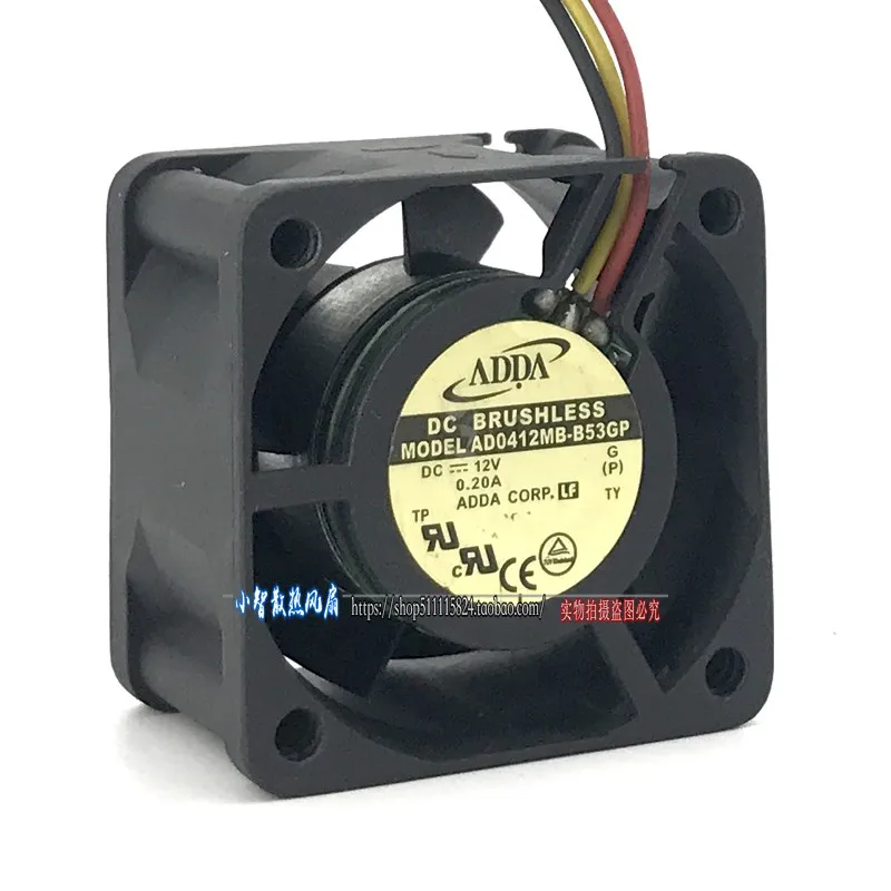 ORIGINAL AD0412MB-B53GP 12V 0.20A 4028 40*40*28mm NEW COOLING FAN RADIATOR