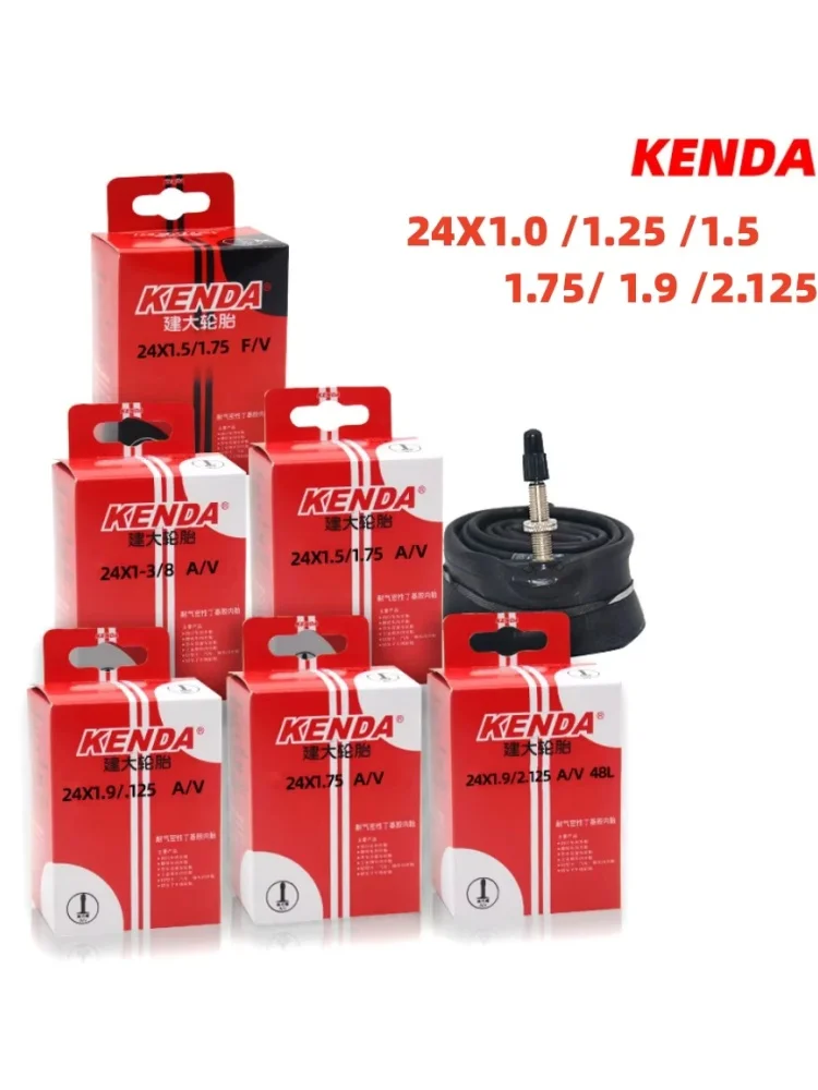 Kenda Fahrradschläuche 24 Zoll Vollgröße Innenschlauch 24X1.0/1.25/1.5/1.75 1.9/2.125 Reifenschlauch aus Butylkautschuk – Detail 1