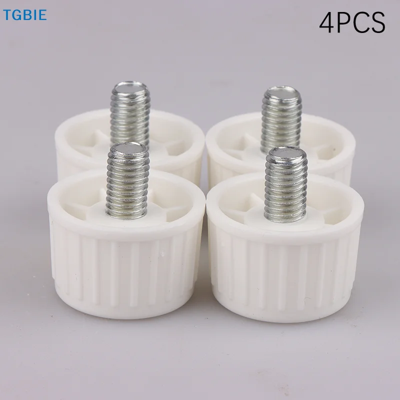 [TL]【TL】4pcs Universal Footing with Height Adjustable Screw Fridge Freezer Bottom Stand Moisture proof Table Chair Leg Holder