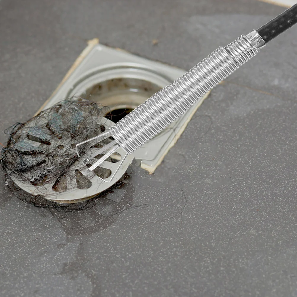 

2pcs 4-Prong Drain Snake Tool Sink Toilet Shower Bathtub Hair Clog Remover Flexible Claw Grabber Plumbing Cleaner Dredging Clip