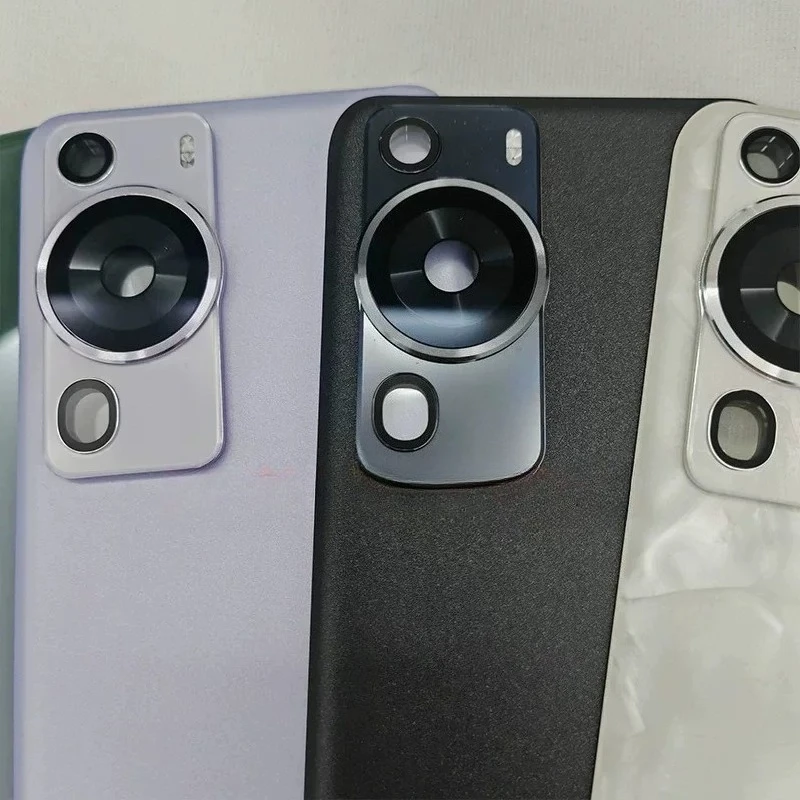 High Quality For Huawei P60 Pro Back Glass Cover P60 Battery Cover Housing Lid + Camera Frame Lens P60Pro Rear Case + Sticker
