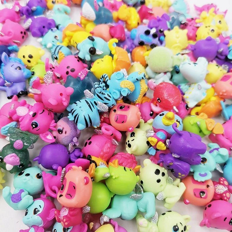 D0JC 15PCS Pet Shop Zabawy Małe Mini Animals Old Figurs Model Collection Micro Krajobraz wystrój