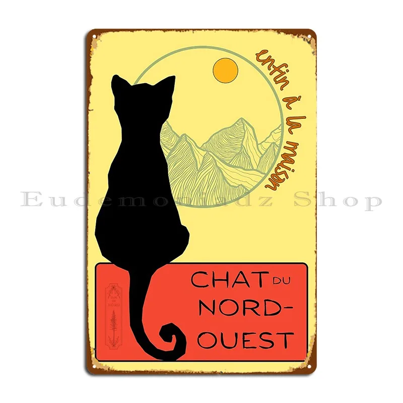 Northwest Cat Metal Signs Club Club Personalized Club Bar Living Room Tin Sign Poster