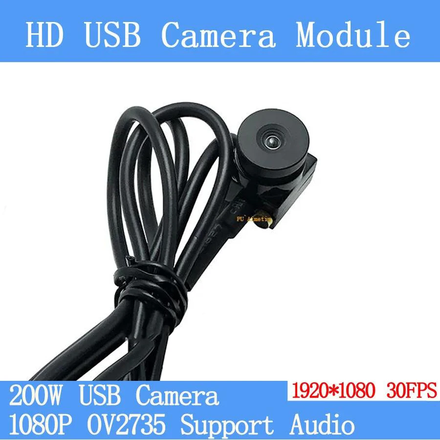 

Zero Distortion Surveillance Camera 1080P Full Hd MJPEG 30fps High Speed Mini CCTV Linux UVC Webcam USB Camera Module