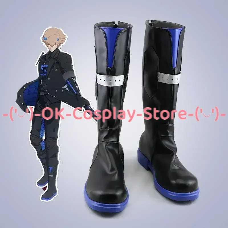 Game GRAY RAVEN PUNISHING Lee Entropy Cosplay Shoes PU Leather Shoes Halloween Boots Anime Cosplay Props Custom Made