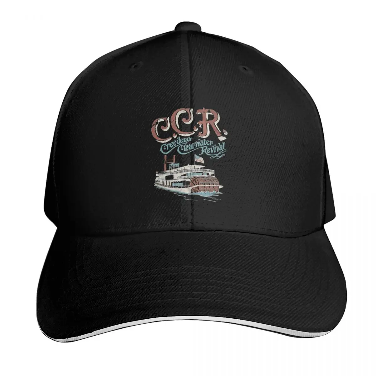 Creedence Clearwater Revival Baseball Cap Vintage Retro Embroidered Lightweight Packable Gift for Him Her