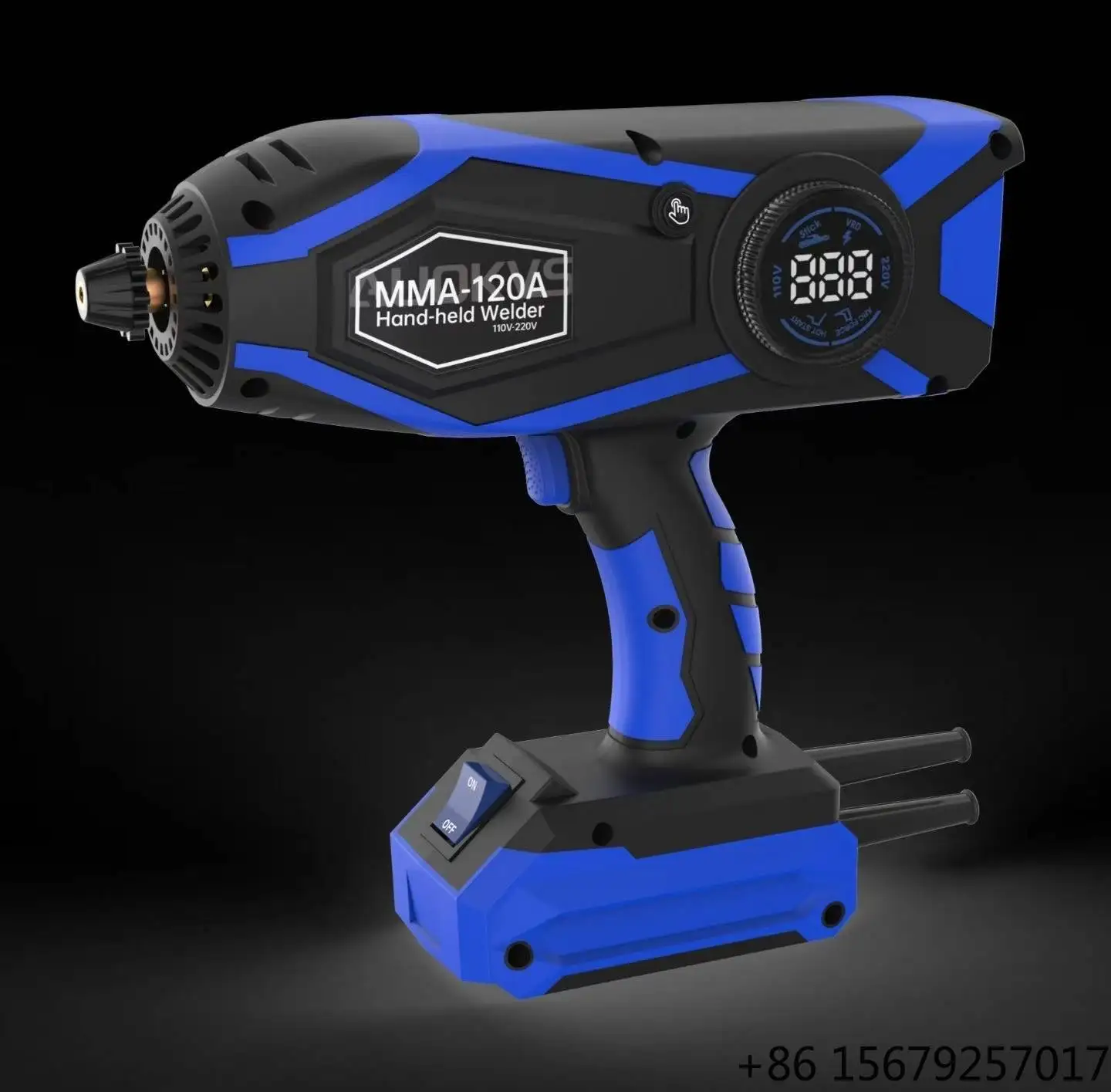 Handheld Stick Welder Adjustable Current Portable Arc Welding Machine For Carbon Steel Stainless Steel Iron Metal Welding Work
