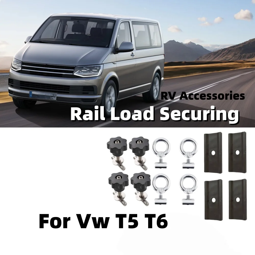 Caravan Rail Load Securing RV Rail Guard Anchor Base Accessories 7h5883189e 7h5883084c 7e5883189a Fastening Screws For Vw T5 T6