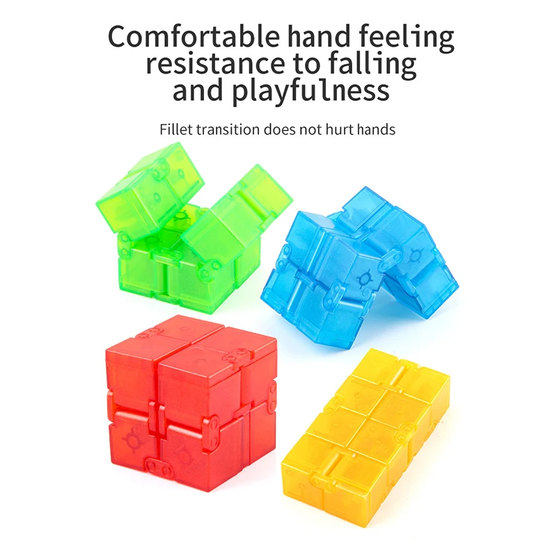 

Fidget Toy Autism Anti Stress Relief Creative Infinite Magic Cube Flip Cubic Puzzle Stop Stress Reliever Toys For Adults Kids