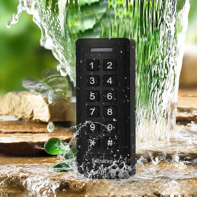 Wiegand 26-37 Bit Output ID IC ReaderWaterproof Backlight Access Control Keypad EM MF Proximity Cards Door Opener
