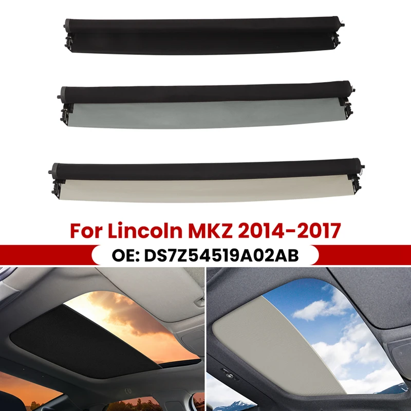 Car Roof Sunshade Skylight Blind Shading Windshield Sun Shades Sunroof Curtain For Lincoln MKZ 2014-2017 2016 DS7Z54519A02AB