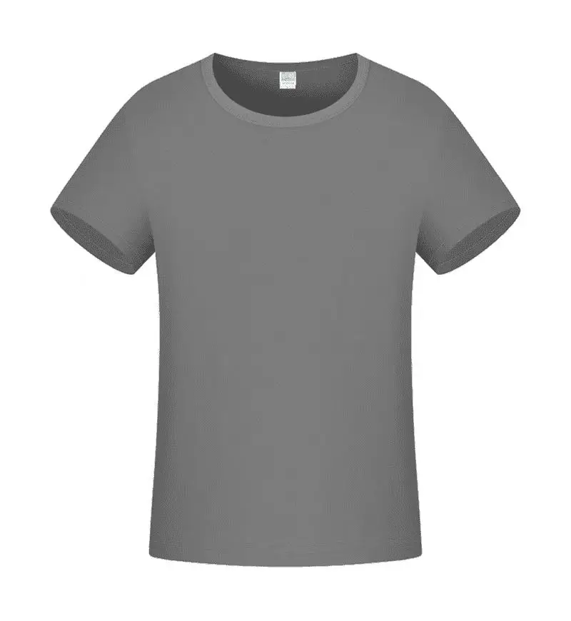 Men's and Women's Running Fitness Quick-Dry Round-neck Short-sleeved T-Shirt - Solid Color 100% Polyester Breathable Customized