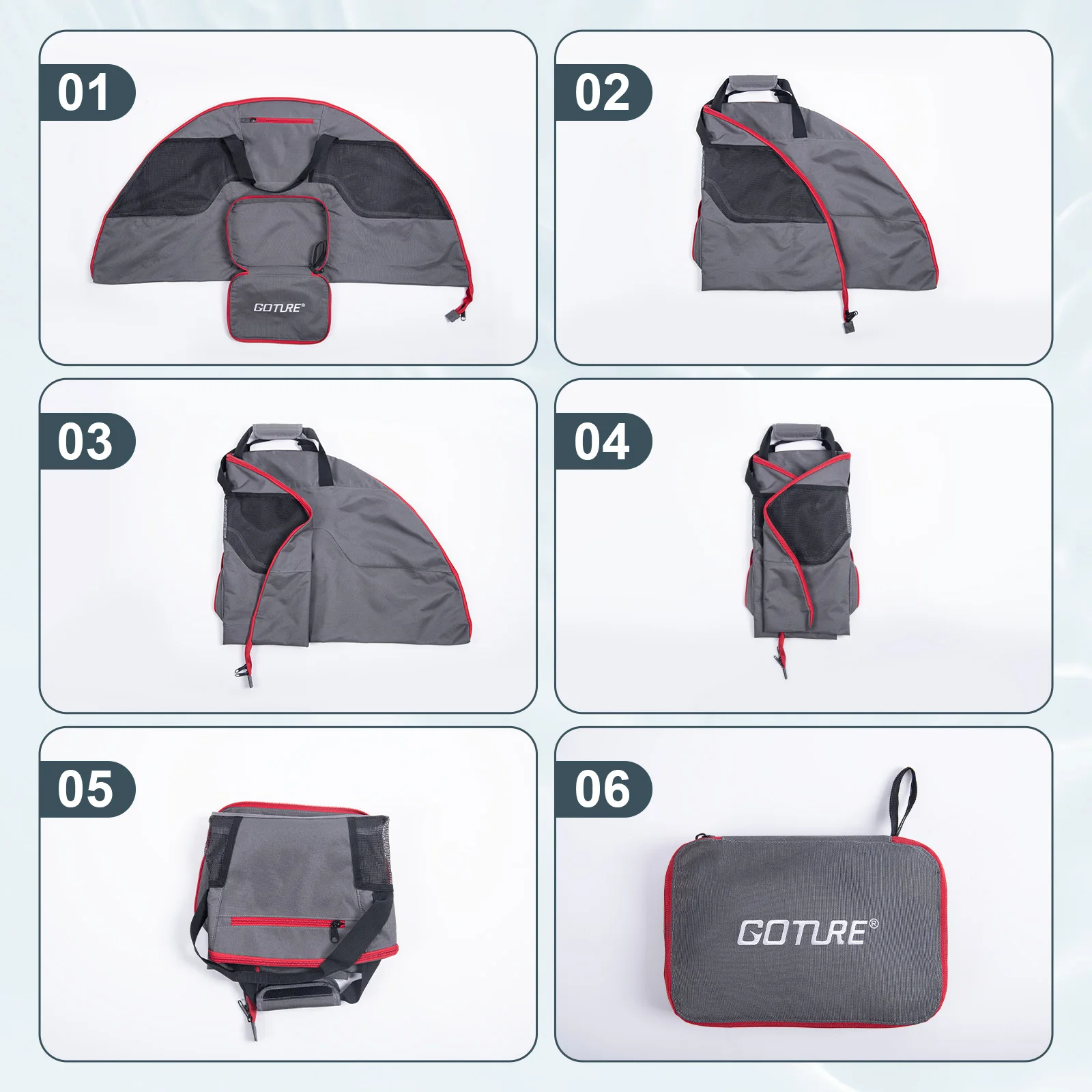 Goture Kit de Accesorios Pesca – Bolsa Botas, Alicates y Tijeras - imagen 3