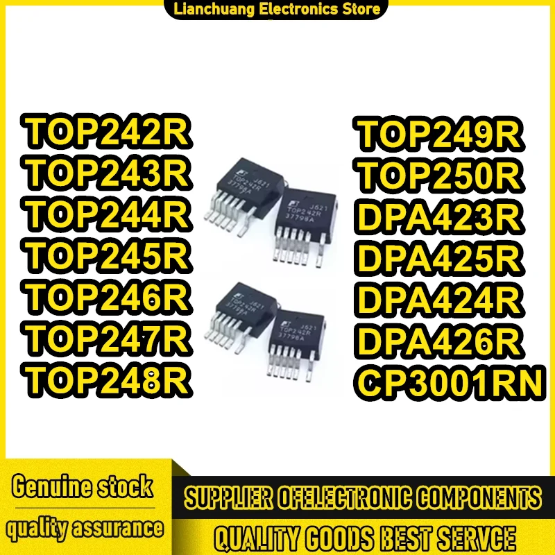 

10PCS New TOP242R TOP243R TOP244R TOP245R TOP246R TOP247R TOP248R TOP249R TOP250R DPA423R DPA424R DPA425R DPA426R CP3001RN
