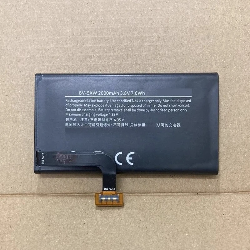 بطارية جديدة عالية الجودة قابلة للاستبدال BV-5XW 2900mAh لهاتف Nokia Lumia 1020 EOS Zoom Lumia1020 RM-876 RM-875 RM-877 RM 876 875 877