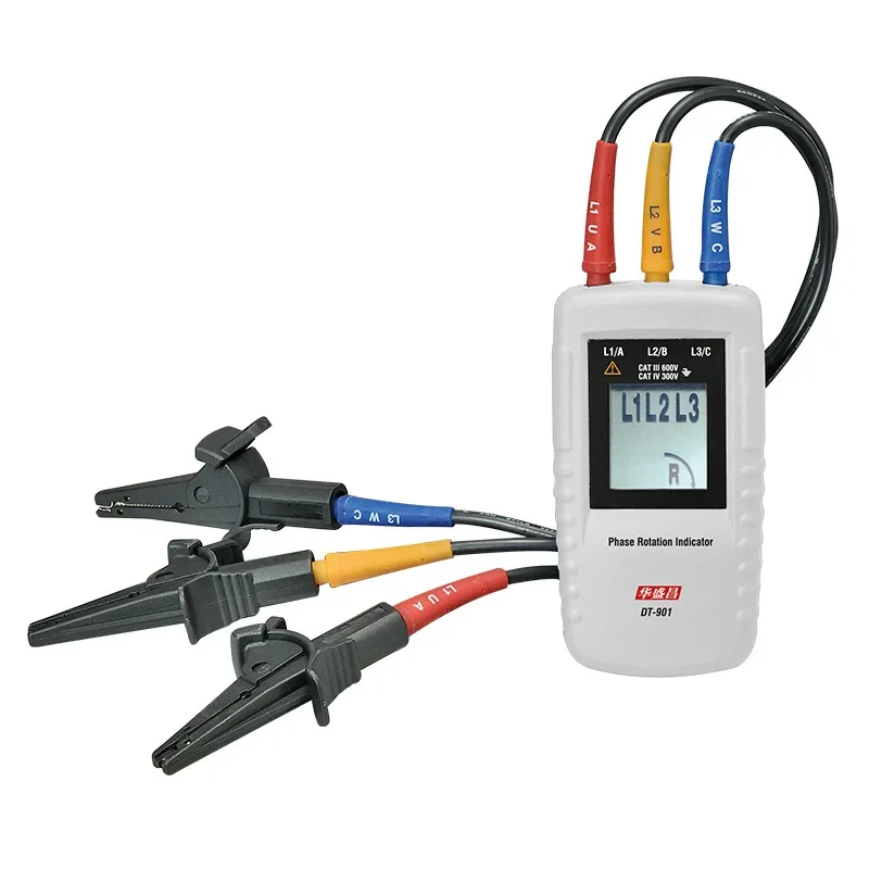 المبيعات الساخنة CEM DT-901 المرحلة متر ثلاث مراحل المتناوب كاشف المرحلة الحالية المرحلة تسلسل بدوره المؤشر DT-901