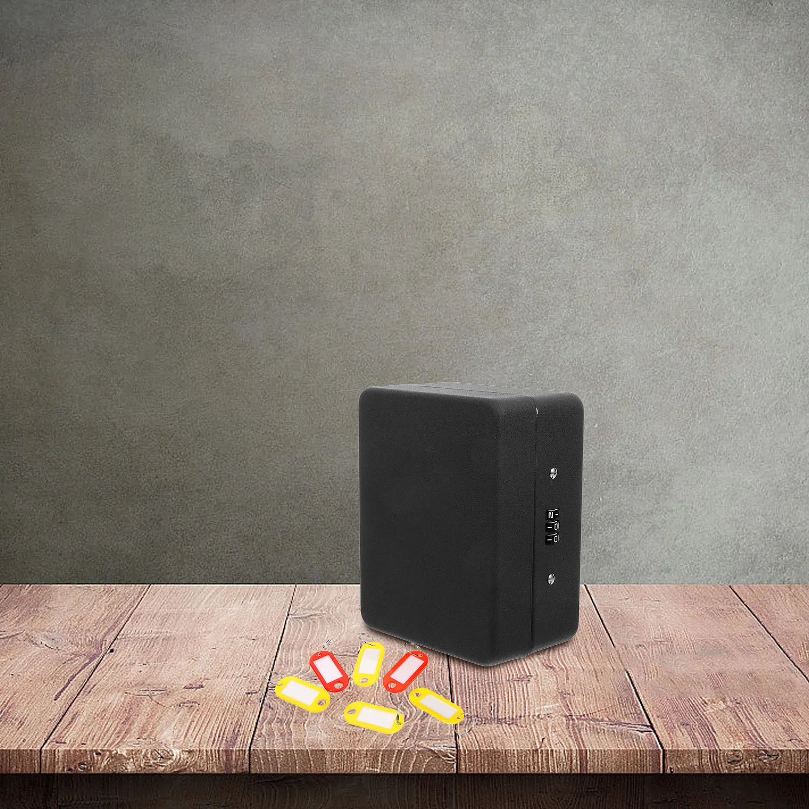 صندوق مفاتيح بكلمة مرور ذو سعة كبيرة، صندوق إدارة المفاتيح المعدني المثبت على الحائط، خزانة قفل أمان لتخزين المفاتيح المنزلية #3