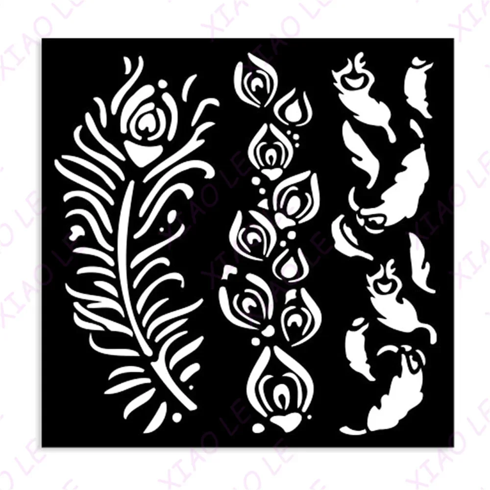 Handwriting Ornaments DIY Embossing Paper Card Template Craft Layering Stencils For Walls Painting Scrapbooking Stamp Album Deco
