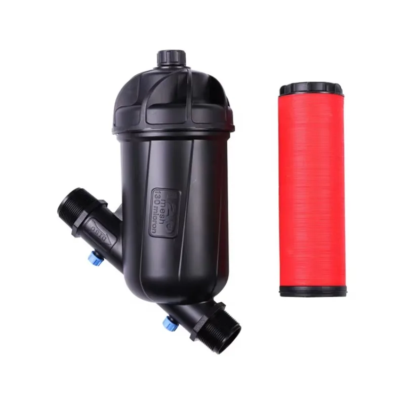 High Quality 130 Micron Level Drip Irrigation Water Disc Filter PE/Steel/PP/Mesh Element Agricultural Gardening Farm Use Pipe