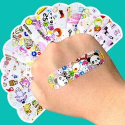 120Pcs/Box Cartoon Patch Waterproof Breathable Self Adhesive Bandage Cute Animal Patterns Kids Hemostatische Patch