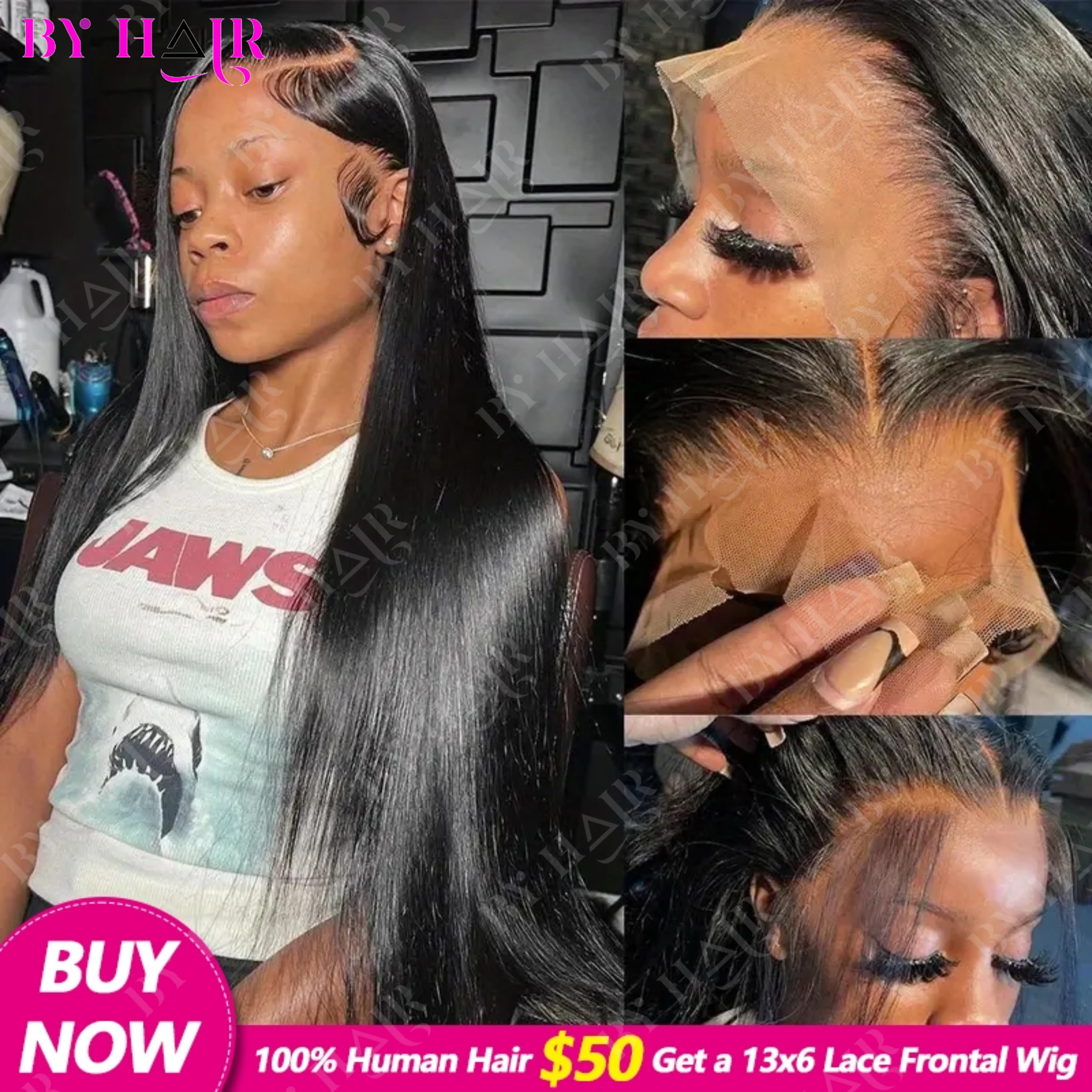 

13x6 Кружевной фронтальный парик Bone Straight HD Прозрачный кружевной фронтальный парик из человеческих волос Remy Парик из человеческих волос 13x6 Парики на шнуровке Фронтальные парики