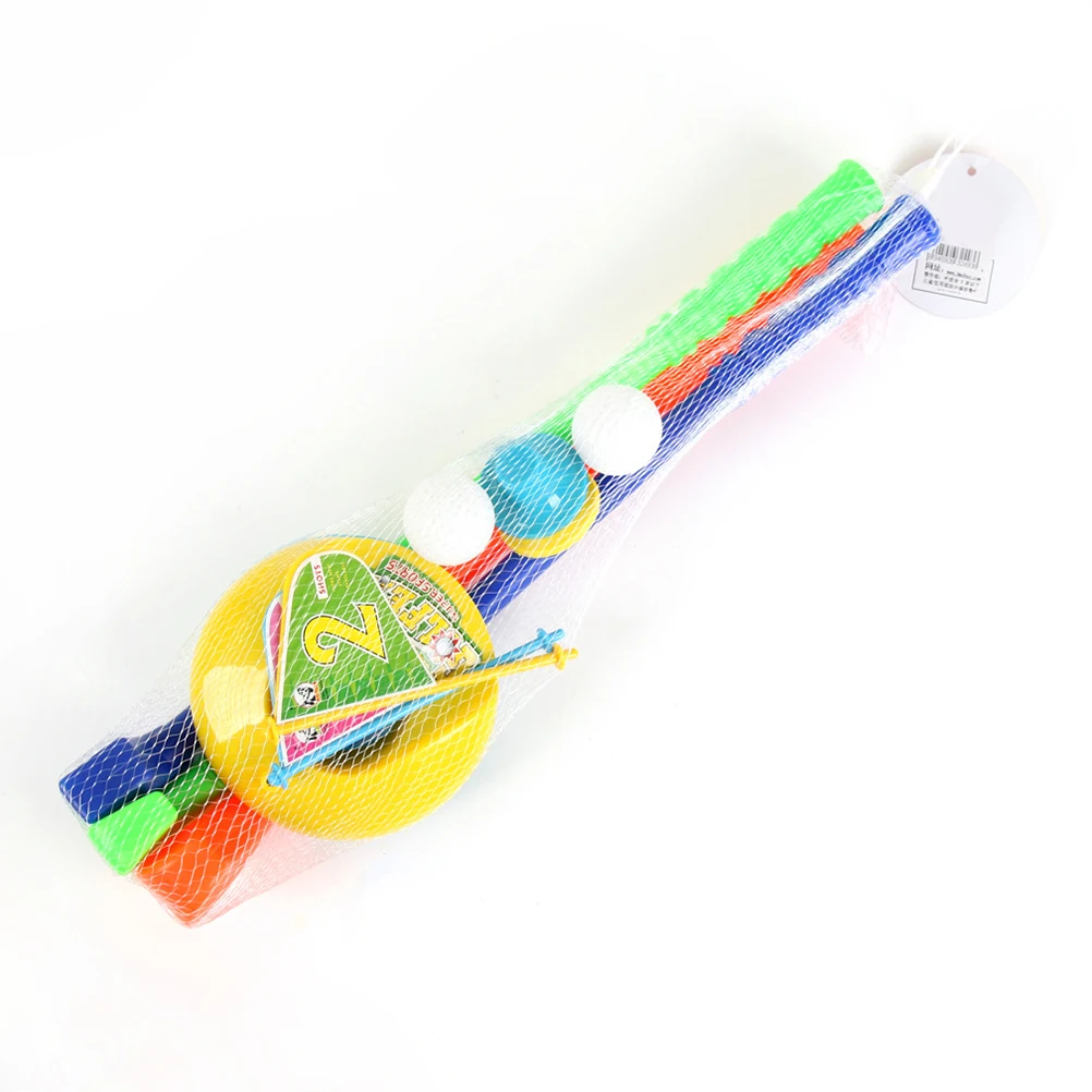 Mini conjunto de prática infantil jogo de golfe conjunto de brinquedos mini conjunto de presente treinamento para crianças