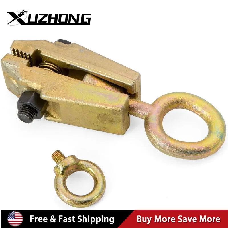 

5-тонный 2-сторонний инструмент для ремонта кузова автомобиля, тянущий зажим, съемник вмятин рамы, самозатягивающийся