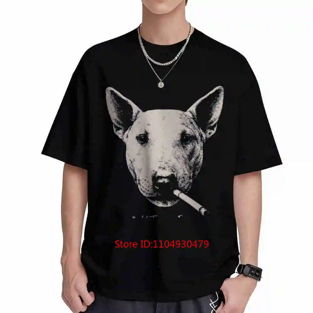 Bull Terrier Issues Funny Dog Meme Short Sleeve Tee 100% Cotton T-Shirt