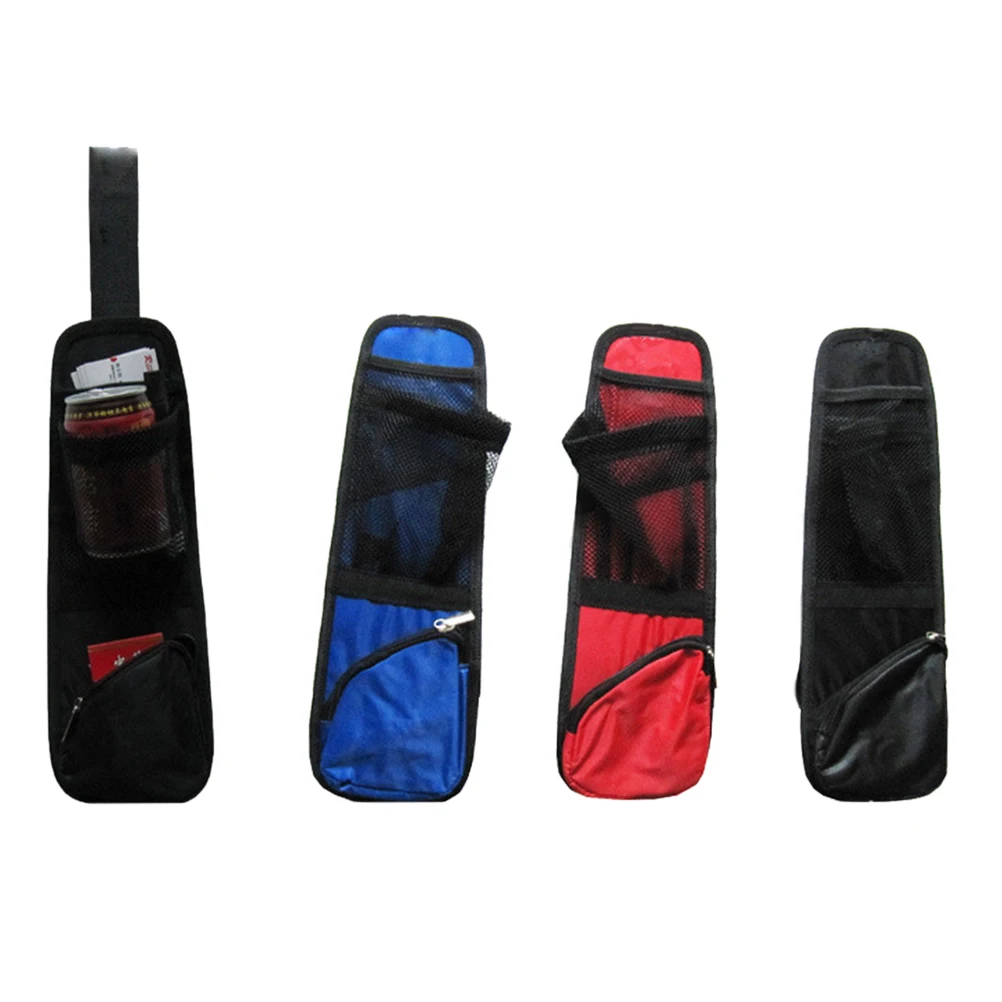 

Foldable Car Seat Side Storage Bag Organizer Durable Strap Multi Pocket Interior Tray for Cigarettes Keys Phone Snacks Universal