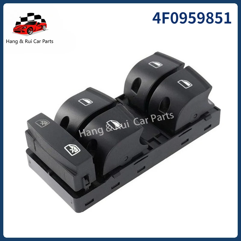 4F0959851H 4F0959855B 4F0959851 4F0959855  Master Window Switch Control Button For Audi A3 8P A6 S6 RS6 C6 Q7 2004-2011