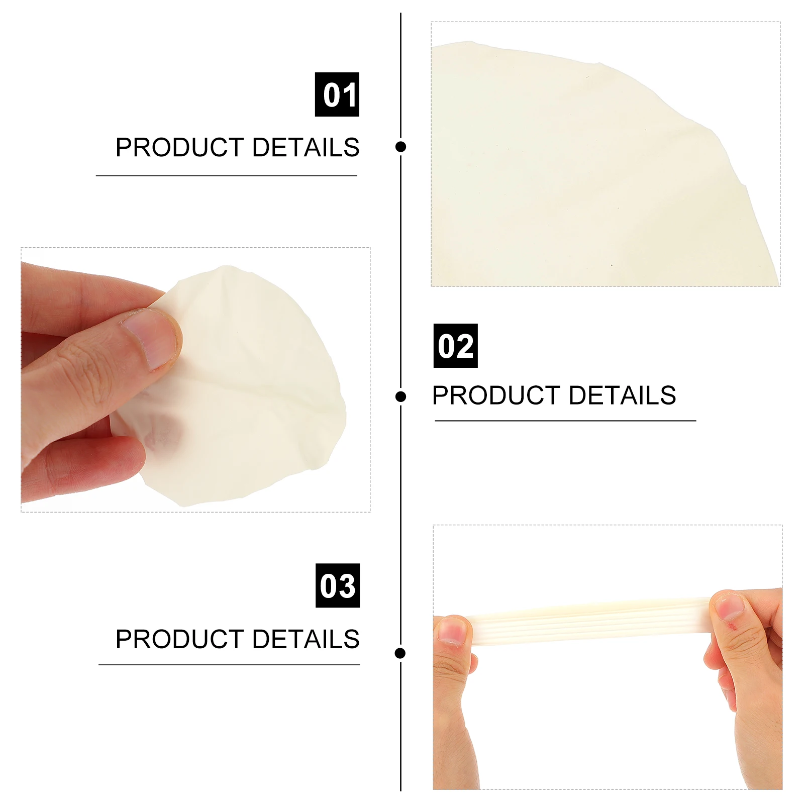 

10 Pcs Rubber Film Latex Water Pressure Tester Scientific Equipment Physical Experimental Supplies Labs Tools Durability