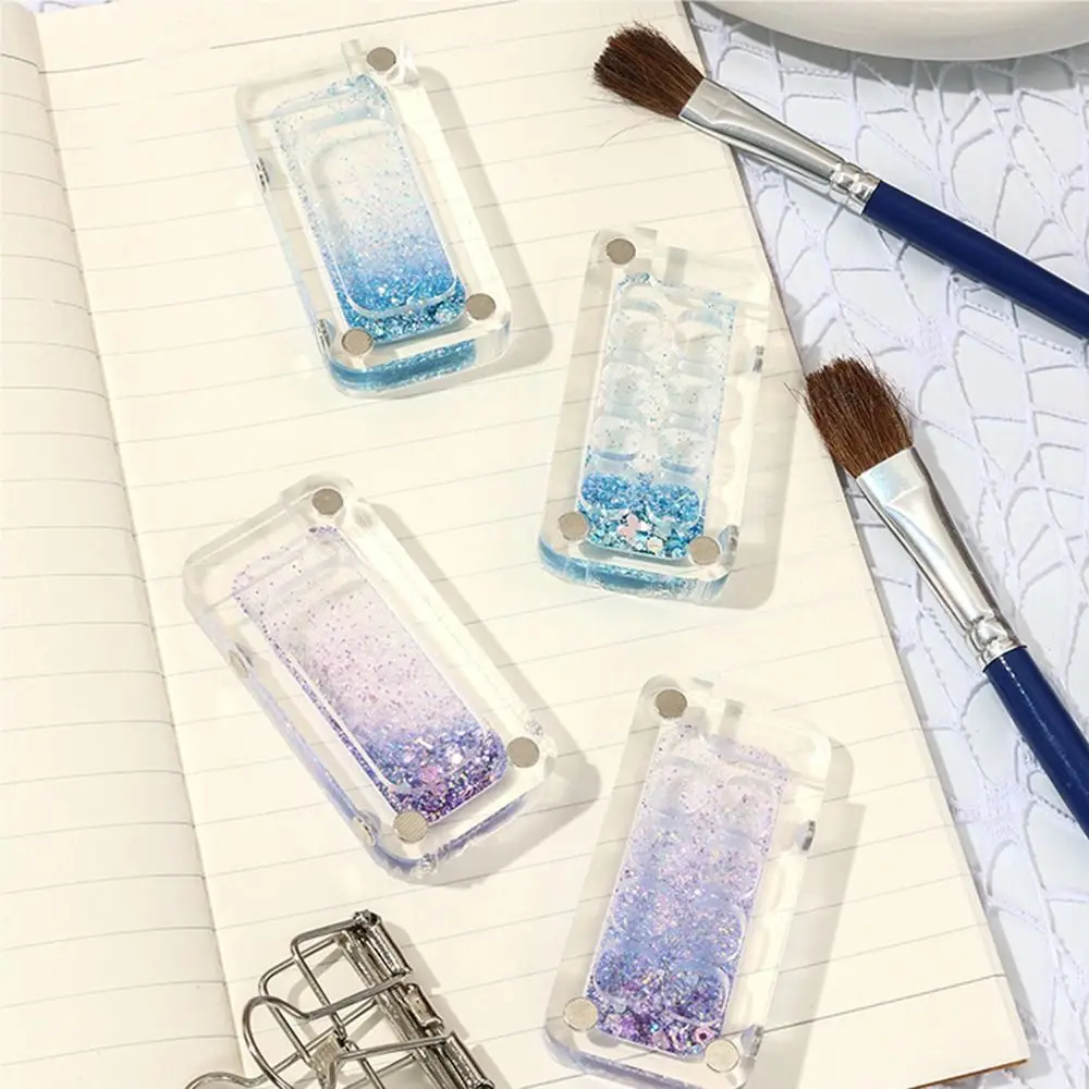 

Acrylic Watercolor Paint Palette Quicksand Magnetic Paint Pigment Box Sparkling 8/15 Grid Empty Paint Box Outdoor