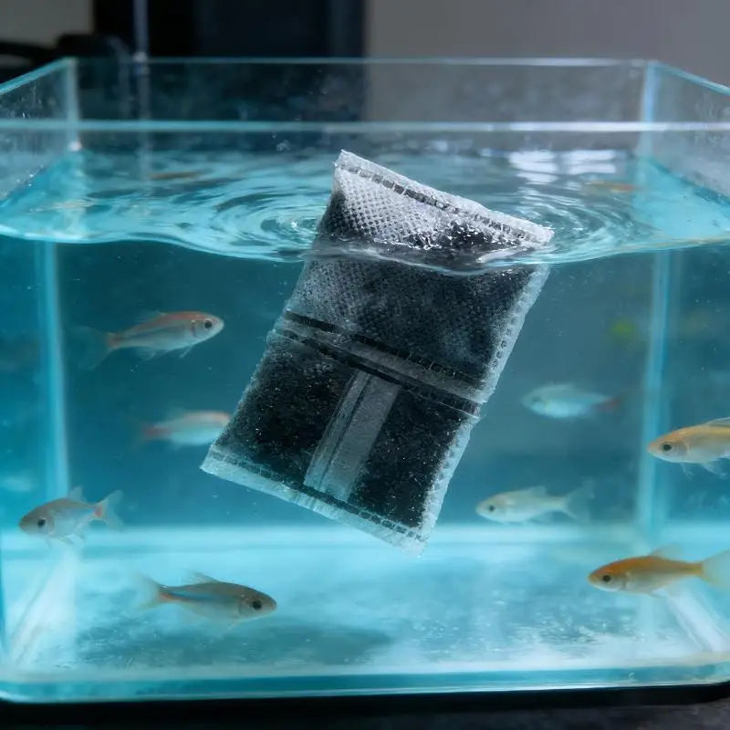10/20/40pcs Aquarium Activated Carbon Bags Fish Tank Filter Activated Carbon Bags Filter Media Water Purifying Removes Odor view 6