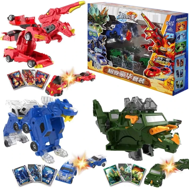 

Collide To Combine Burst speed transformation robot collision deformation car Mechanical beast action figures kids boys toys